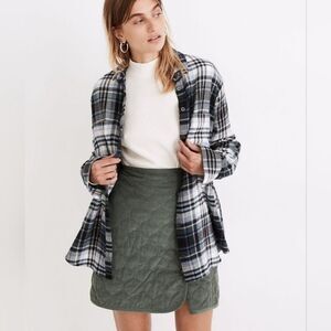 Madewell Flannel‎ Sunday Shirt in Cronston Plaid XS